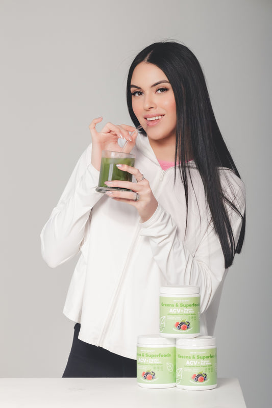 Oh My Glow! Super Greens Powder – Botanical Blend with ACV, Sea Moss & Matcha